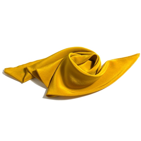 NWT SILKLETTE Scotch Please! 100% Fine Silk Kerchief Scarf BUTTERSCOTCH - Picture 7 of 8